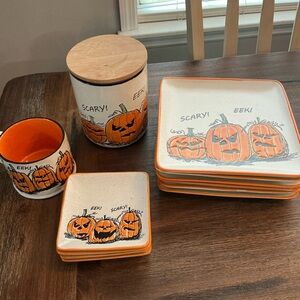 inHomestylez Spectrum Designz Halloween Pumpkin “Scary! Eek!” Set